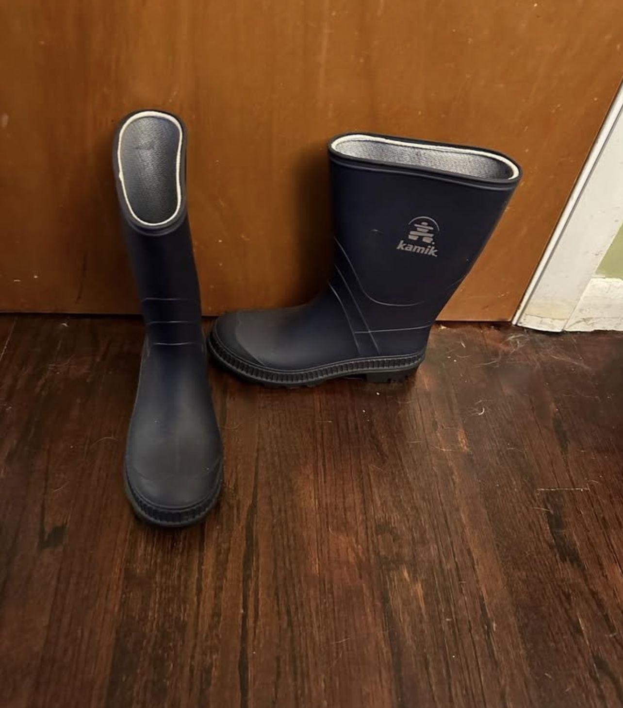 boys kamik rain boots size 6