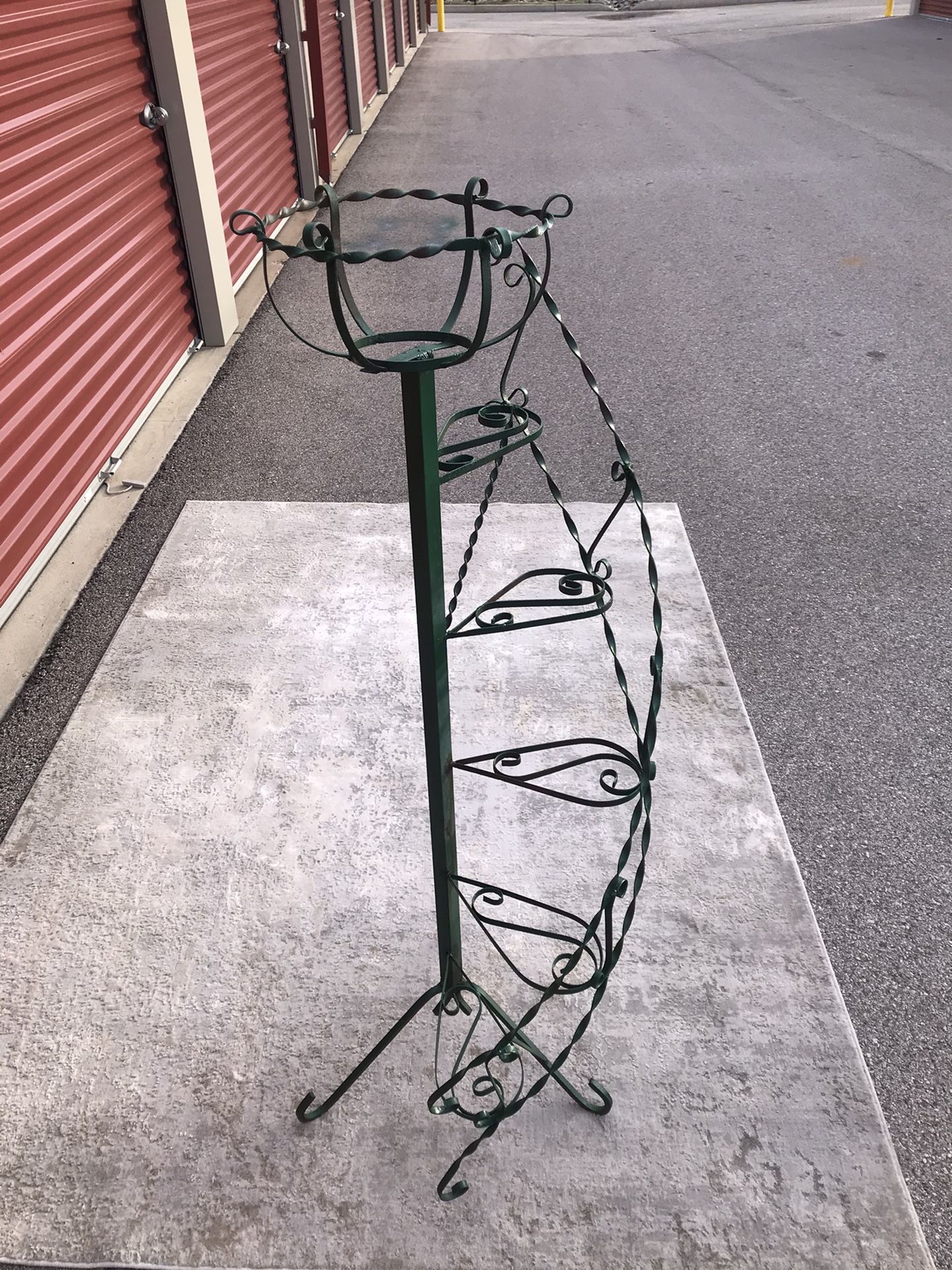 Vintage Spiral Staircase Plant Stand