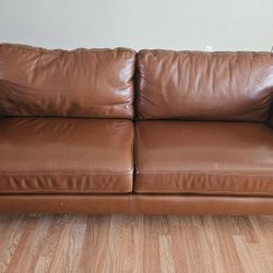 Leather Sofa - Three Seater + Two Seater