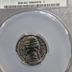 1962 Jefferrson Nickel Pr 63