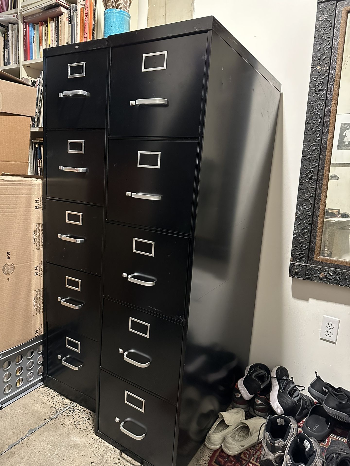 Black File Cabinets