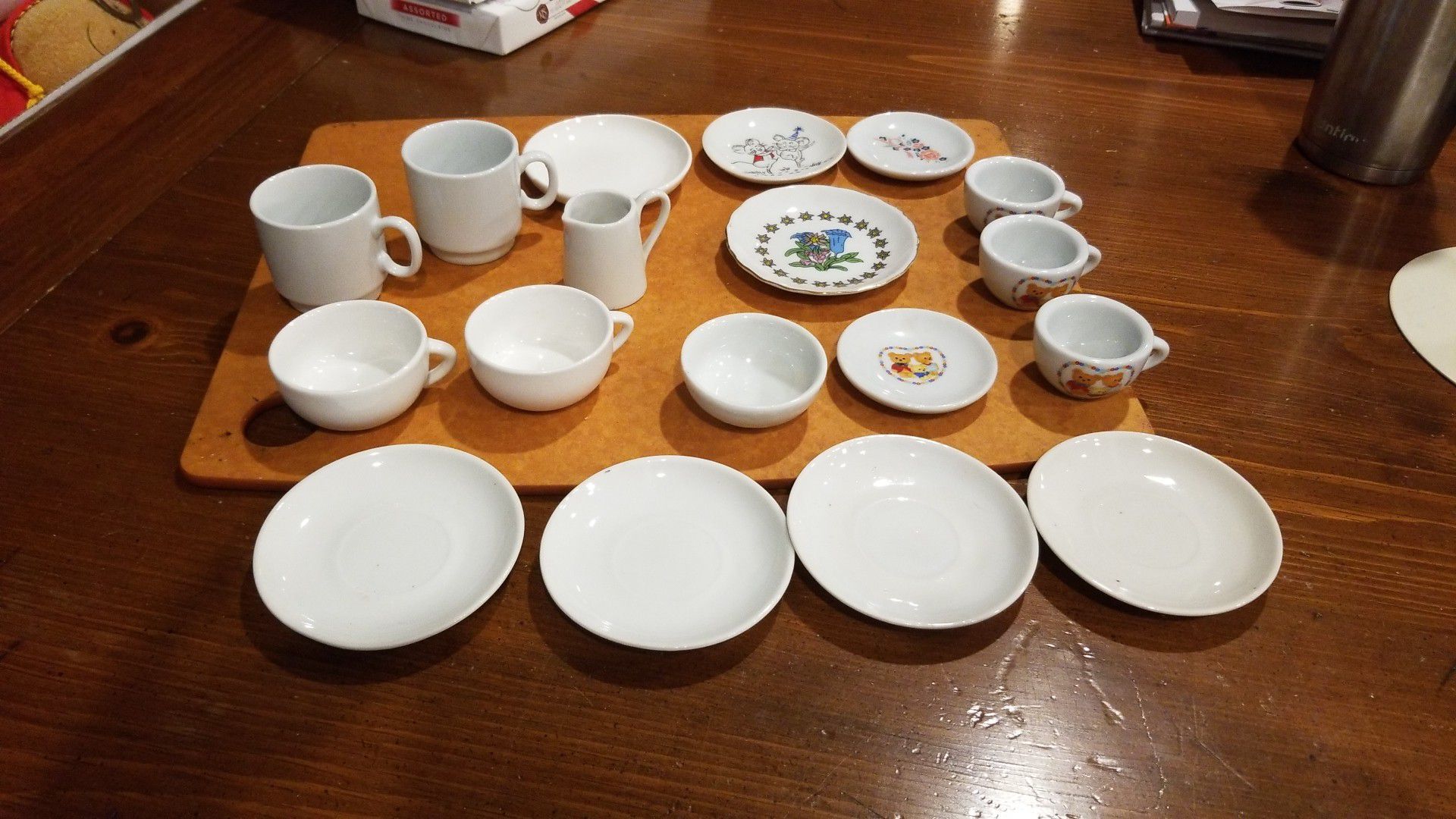 Antique China dishes-Children's tea set.