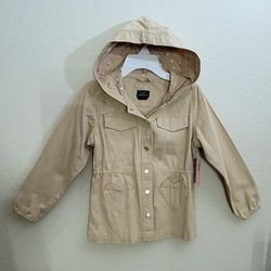 New Beige Hooded Jacket