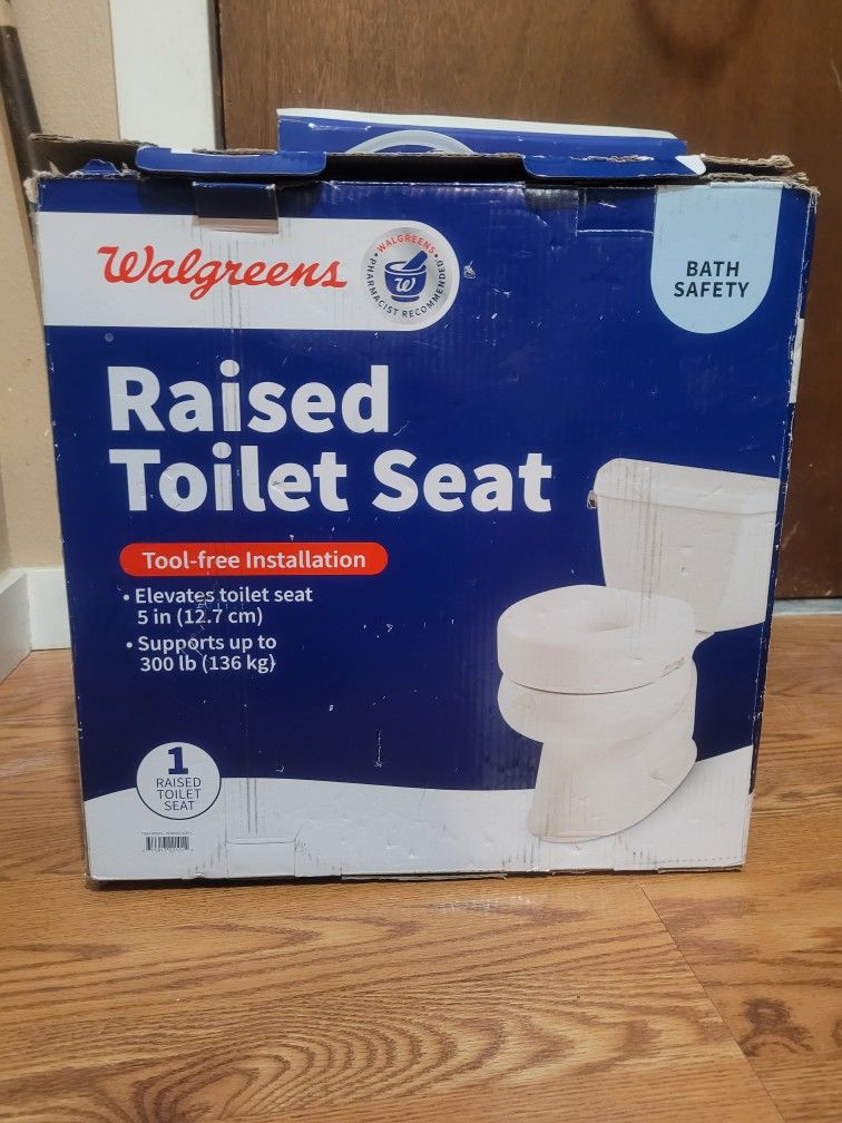 Walgreens Raised Toilet Seat