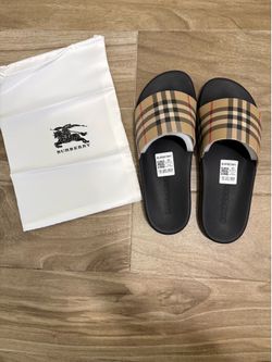 Burberry slides size 10 us