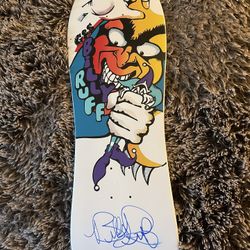 Gordon And Smith Billy Ruff Hard To Find Signed Skateboard