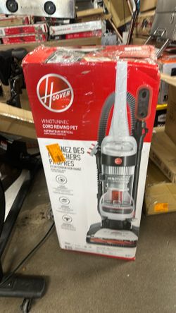 Hoover wind tunnel cord rewind pet vacuum