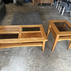 Coffee And Matching End Table
