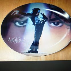 Michael Jackson Collector Plate – Vintage Wall Art – King of Pop Decor
