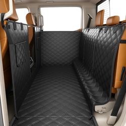 PETICON  Floor Cover for Crew Cab Trucks Floor Cover   With Fold-Up & Split Seats - Black