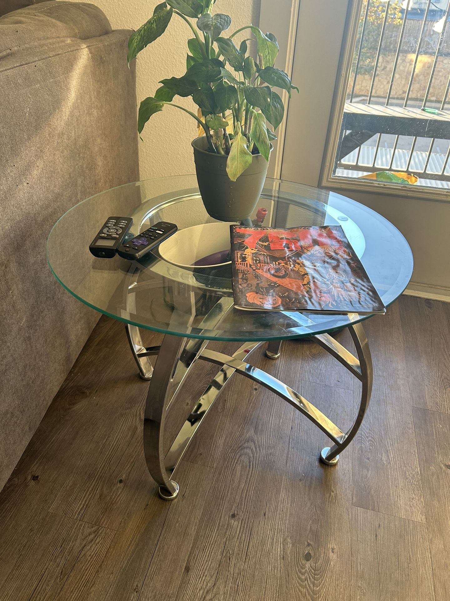 Glass Side Tables
