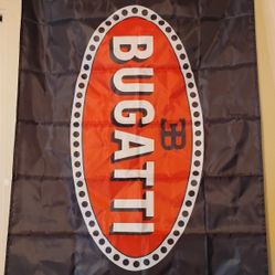 Bugatti Banner 3 x 5 Ft NEW 
