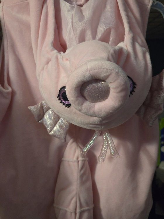Seahorse Girls Pink Costume New