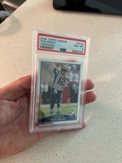2009 Topps Chrome Tom Brady #TC70 Throwing  PSA 8
