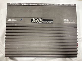 DHD Power Cruiser NTX-2008 amp 200Wx4