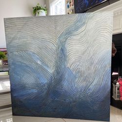 Abstract Painting Textured 40x40