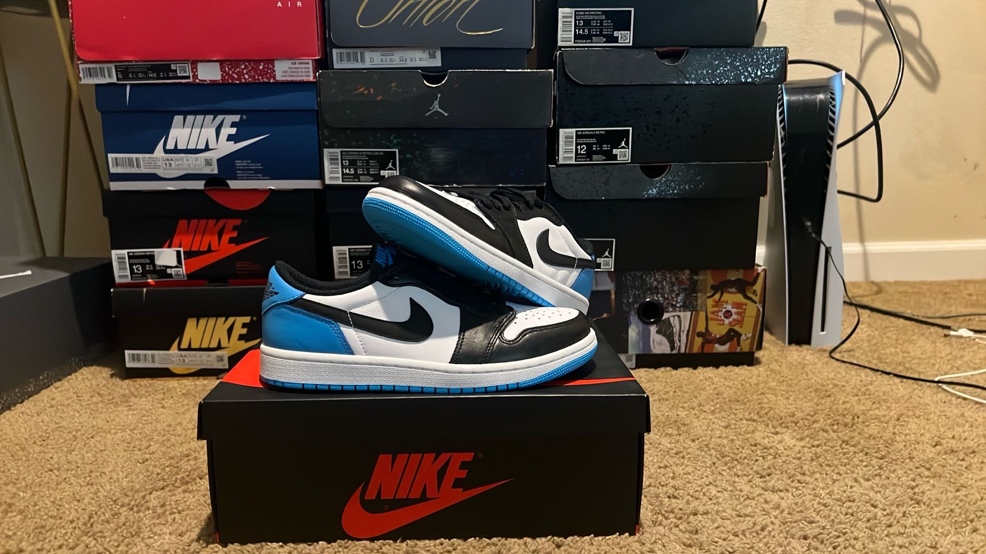 Jordan 1 Low - 7Y Powder Blue