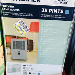 Arctic King 35 Pint Energy Star Dehumidifier for Very Damp Rooms, Model# WDK35AE1N