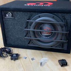 6.5"  Powered Subwoofer in Ported Enclosure Brand New Read Description 
