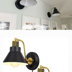 Black And Gold Wall Sconce