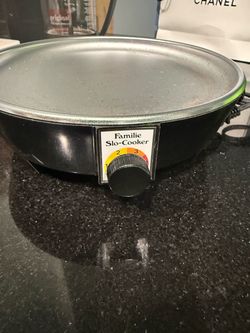 Familie Slo-Cooker Electric Griddle
