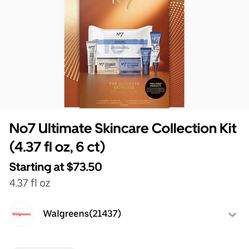 No7 Ultimate Skincare Collection Kit (4.37 fl oz, 6 ct)