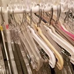 Do You Need to Organize? Plenty of hangers. Selling cheap. 10 hangers For  $5. ONLY Dress hangers. 50c