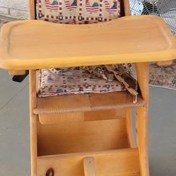 Handmade 3 In 1 Highchair