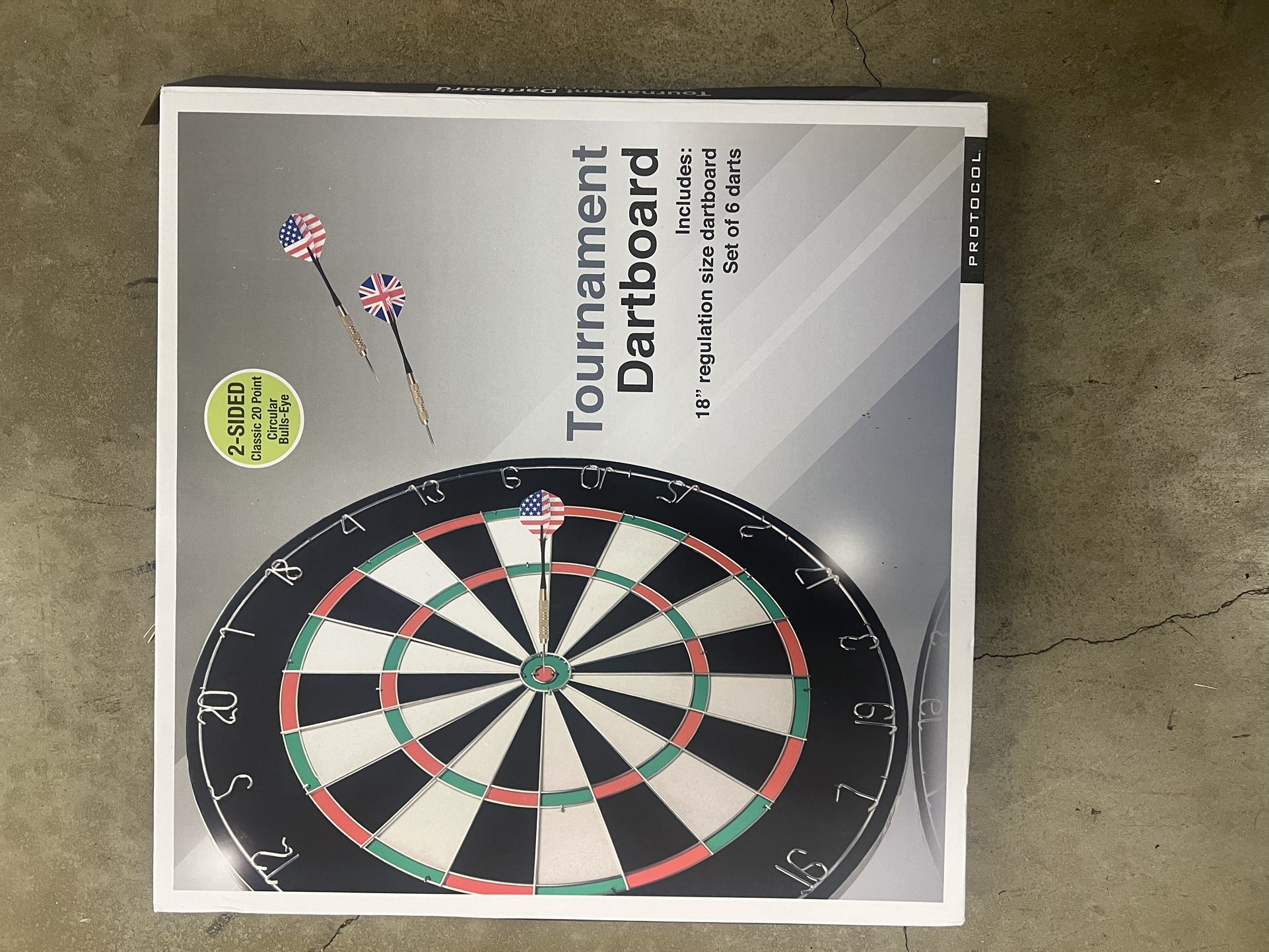 NEW Protocol Tournament Dartboard