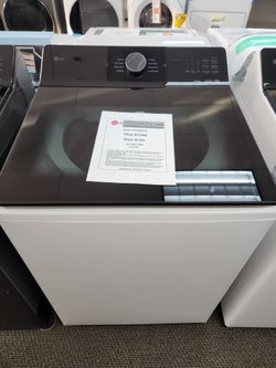 5.5 cu. ft. SMART Top Load Washer in Alpine White with Impeller, Easy Unload and TurboWash3D Technology