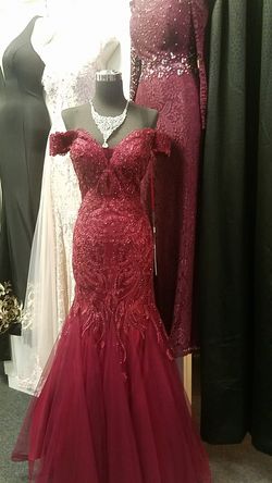 Burgandy dress