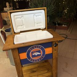 Wood Ice Chest, NFL, Man Cave, Great Gift, Football Season 🏈