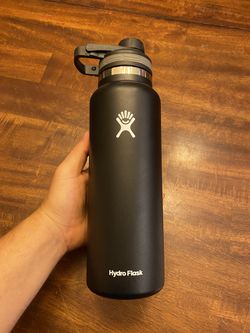 Hydro Flask 40 OZ Wide-Mouth Black Water Bottle
