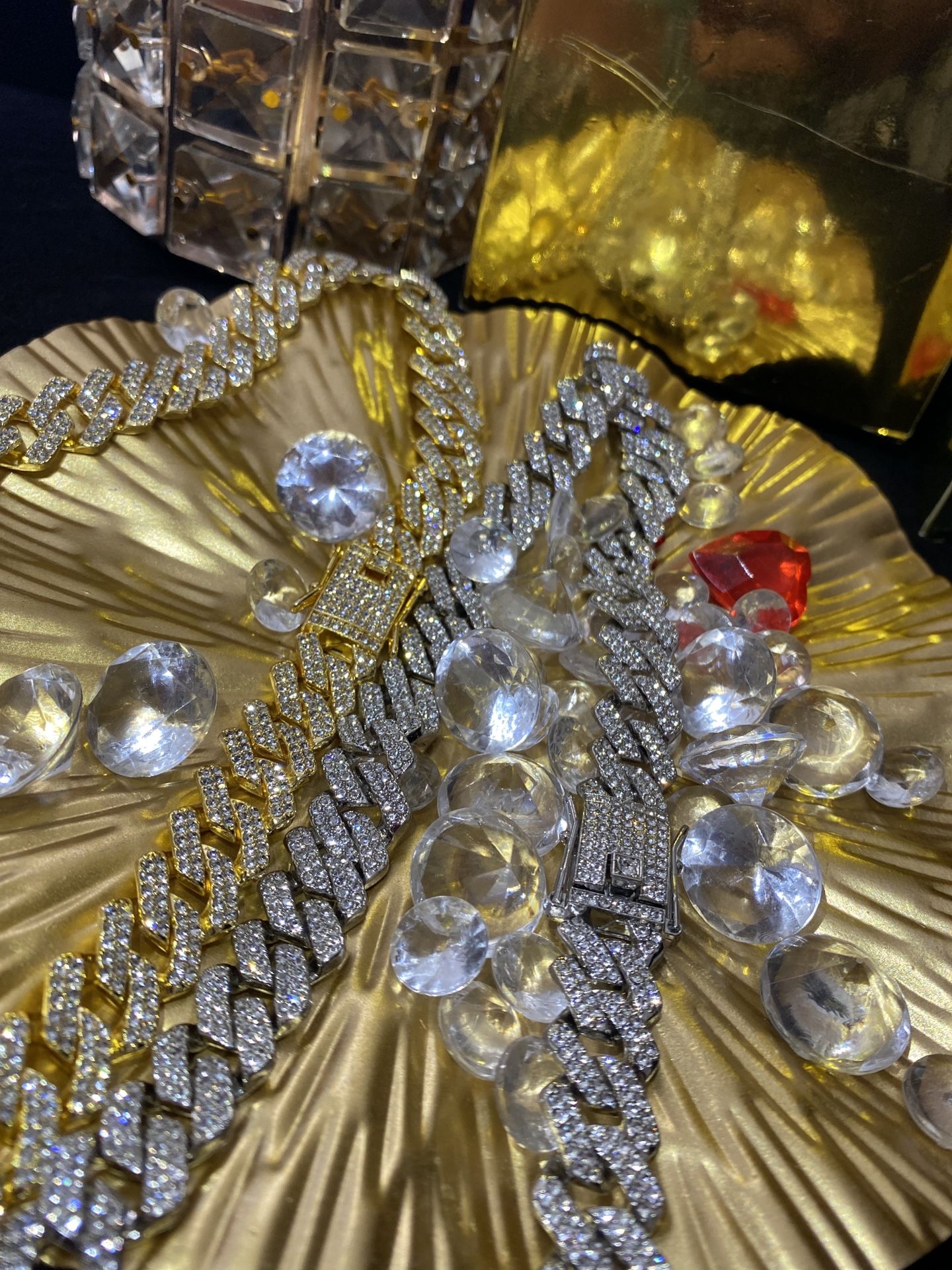 Set of 20 inch link, white and yellow pack