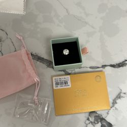 moissanite engagement ring