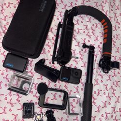 Gopro with accessories 