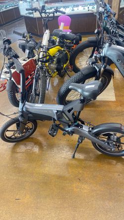 Folding Electric Bike Gray