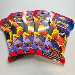 Pokemon Scarlet & Violet Destined Rivals Booster Packs Lot of 5