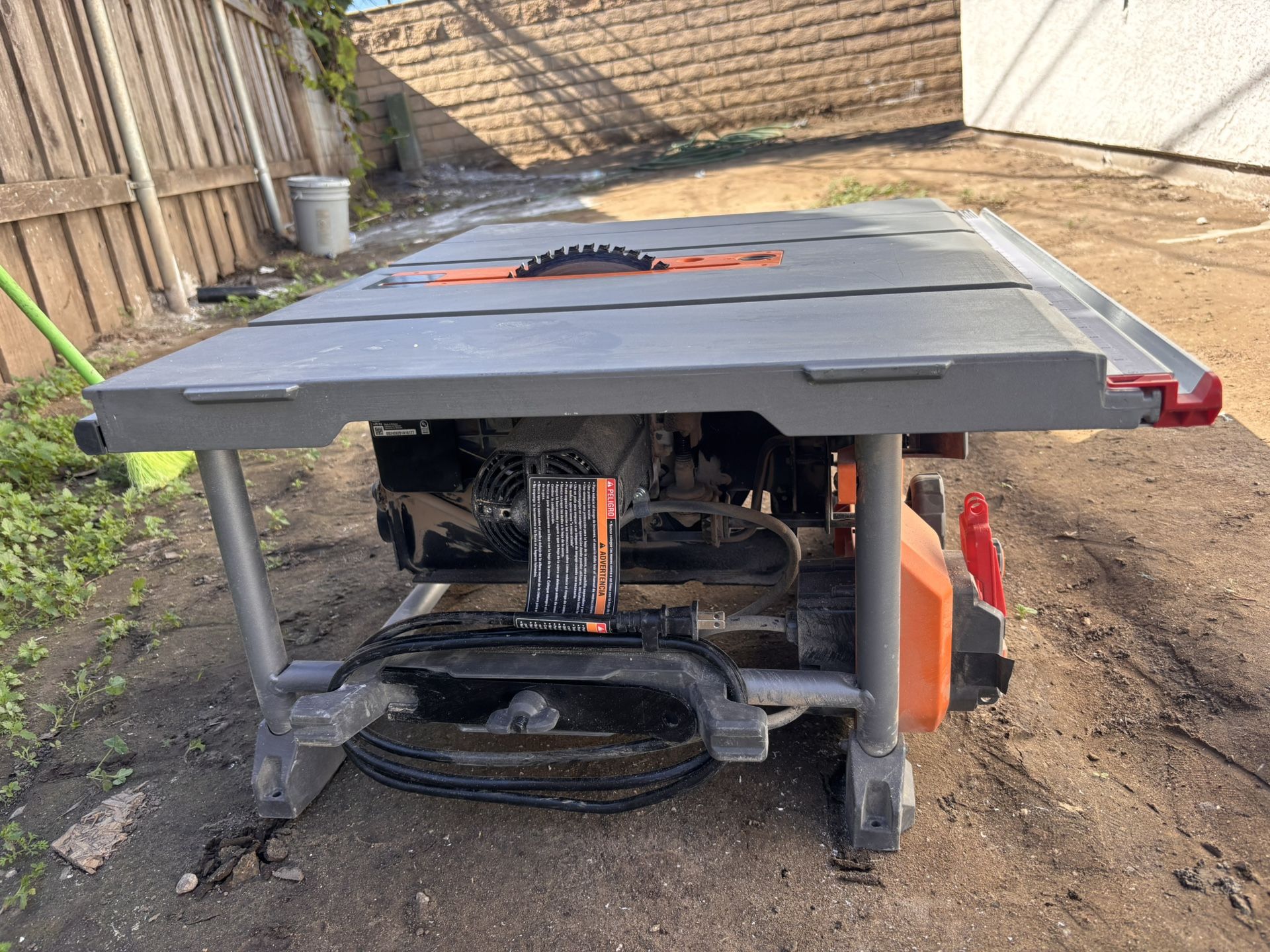  Big Ridgid Table Saw 