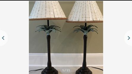 Pair of Palm Tree Lamps