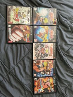 Dragon ball z/ naruto ps2 games