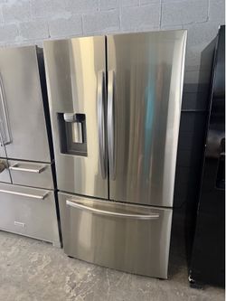 36” COUNTER DEPTH SAMSUNG FRIDGE REFRIGERATOR NEVERA HELADERA FRIO REFRIGERADOR GOOD CONDITION DELIVERY 🚚 AVAILABLE WARRANTY 100 DAYS 7️⃣8️⃣6️⃣4️⃣2️⃣