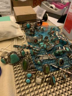 Turquoise Native Jewelry .
