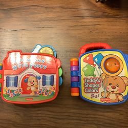 Lot of 2 children’s talking and singing books
