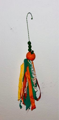 Orange S & P Tassel