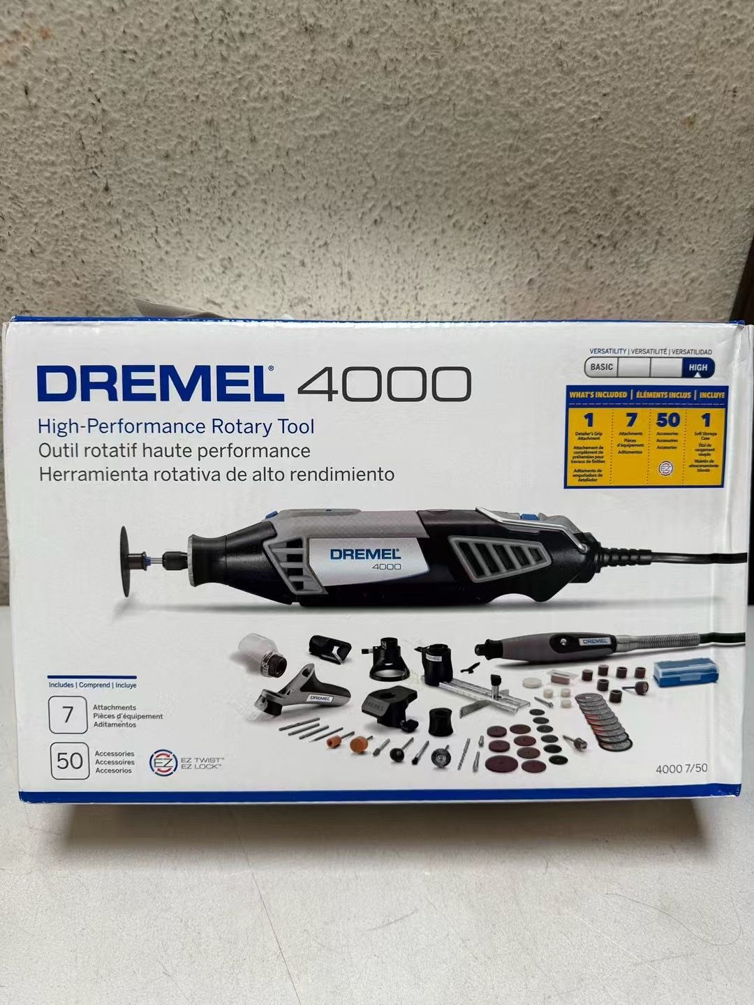 Dremel 4000-7/50 High Performance Rotary Tool Kit with Flex Shaft