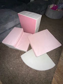 Baby climbing blocks free with a purchase only