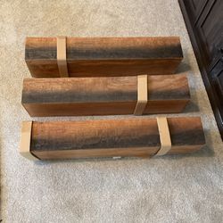 Rustic Wood Shelves 