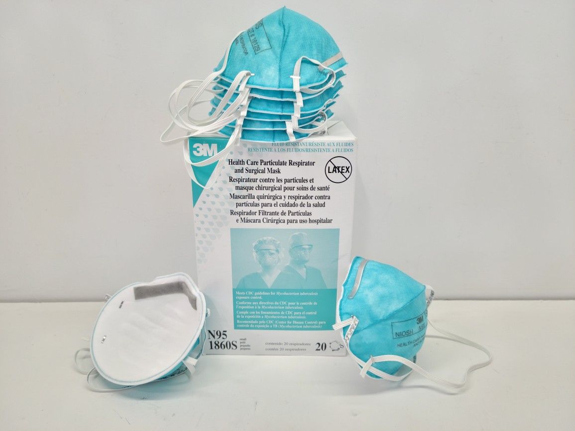 3M N95 1860S Small Size Health Care Particulate Respirator Surgical Face Mask 20 Masks