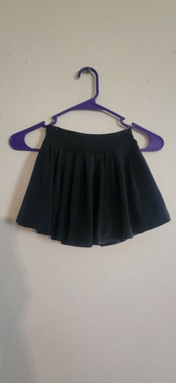 90 Degree Girls Black Pleated Skirt w Att. Shorts/Size 7-8 / Pick up 77075